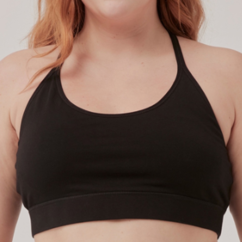 Pact, Organic, Black, Modern Racerback Bra, Medium, NWT - Picture 4 of 10